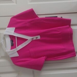 Hot pink ladies top